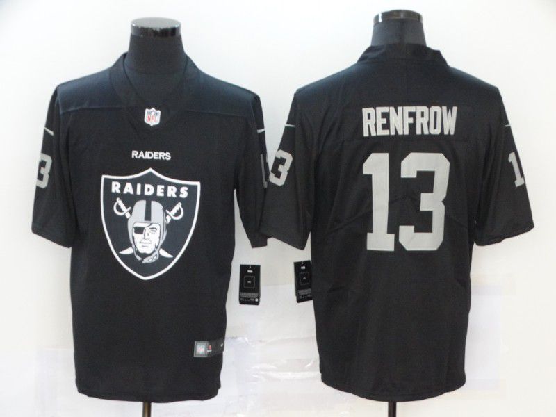 Men Oakland Raiders #13 Renfrow Black Nike Team logo fashion NFL Jersey->oakland raiders->NFL Jersey